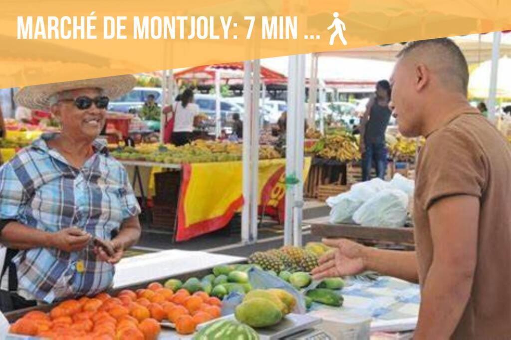 T2 Le Cosy, Au Coeur De Montjoly, Parking, Clim Remire-Montjoly Exterior foto