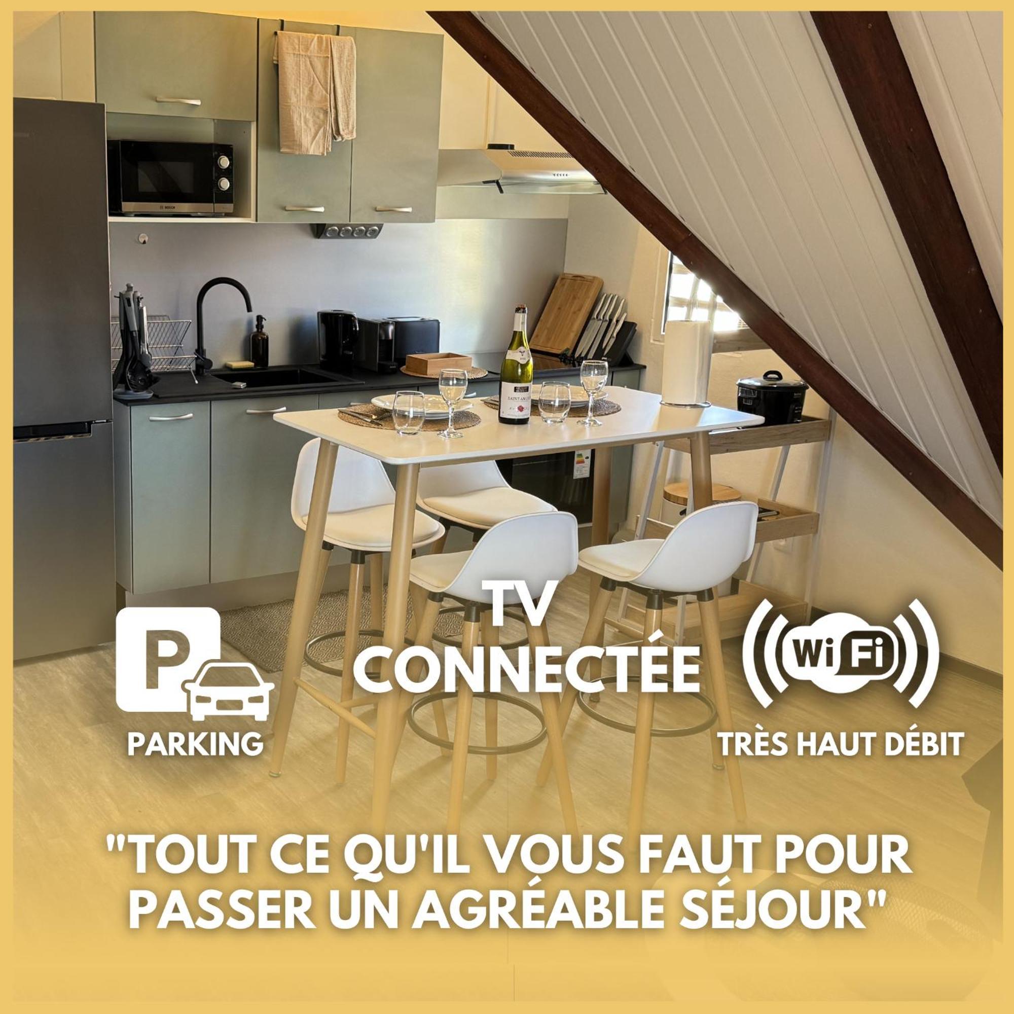 T2 Le Cosy, Au Coeur De Montjoly, Parking, Clim Remire-Montjoly Exterior foto